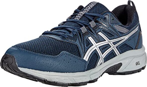 ASICS Men's Gel-Venture 8 Running Shoes, 11, French Blue/Pure Silver