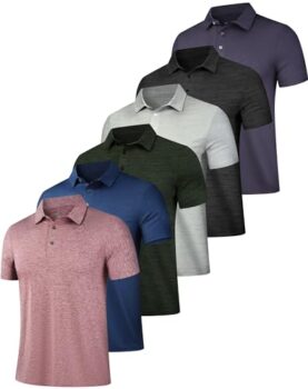 OYGSieg 6 Pack Mens Polo Shirts Performance Short Sleeve Golf Shirt Moisture Wicking Athletic Casual Collared T-Shirt SetB XL/02