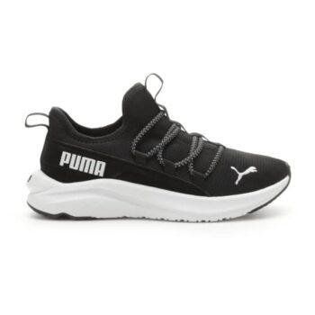 PUMA One4All Slip On Sneaker, Black White, 6 US Unisex Big Kid