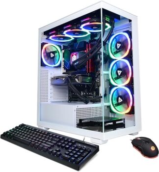 CyberPowerPC Gamer Xtreme VR Liquid Cool Gaming PC, Intel Core i9-14900KF 3.2GHz, GeForce RTX 4080 Super 16GB, 64GB DDR5, 4TB PCIe Gen4 SSD, WiFi Ready & Windows 11 Home (GXiVR8620A4)