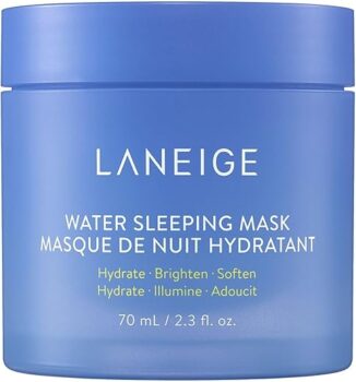 LANEIGE Water Sleeping Mask: Korean Overnight Mask, Squalane, Probiotic-Derived Complex, Hydrate, Barrier-Boosting, Visibly Smooth and Brighten