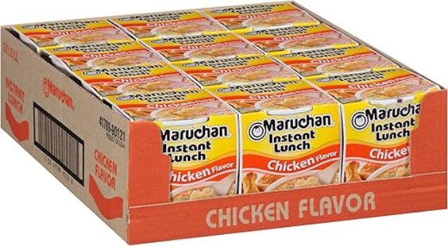 Maruchan Instant Lunch Chicken Flavor, 2.25 Ounce (Pack of 12)