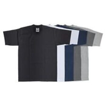 Pro Club Men's Heavyweight Cotton Short Sleeve Crew Neck T-Shirt