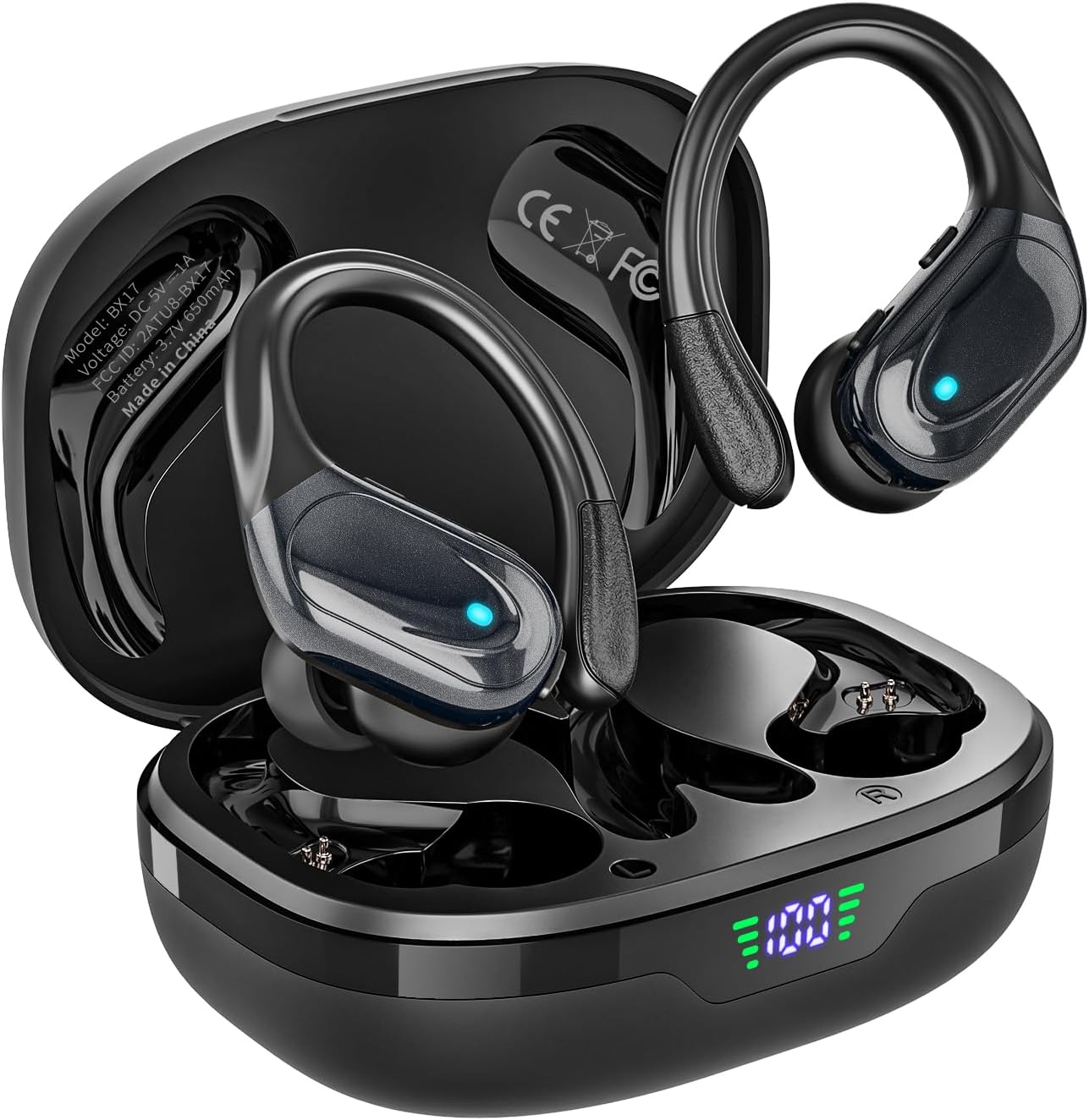 BX17 Wireless Earbuds Sports Bluetooth Headphones .98