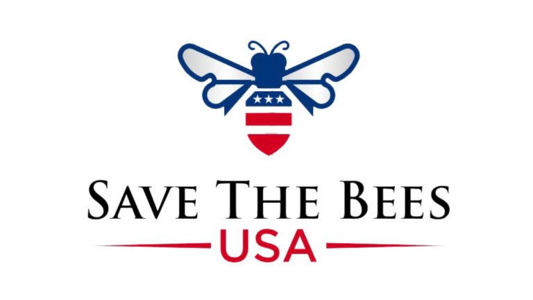 Free Save The Bees USA sticker