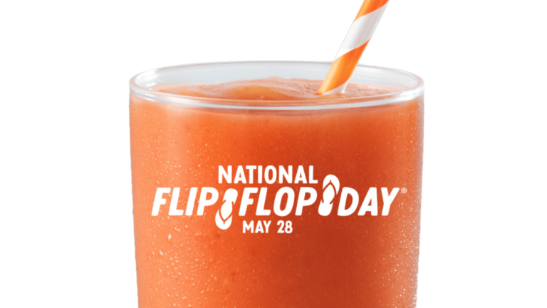 Free Sunrise Sunset Smoothie at Tropical Smoothie Cafe on May 28th