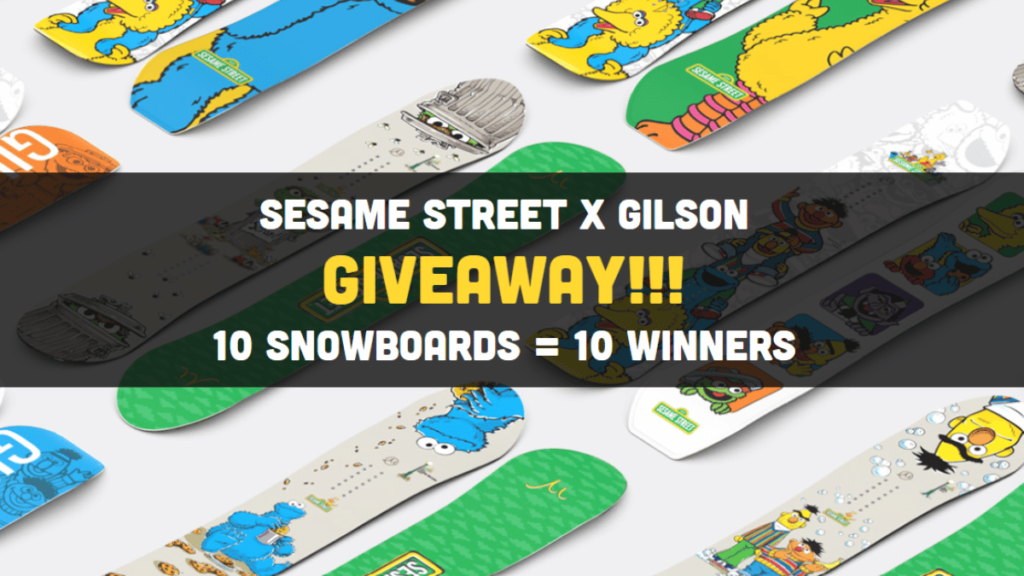Gilson Snow 10 Snowboards Sweepstakes