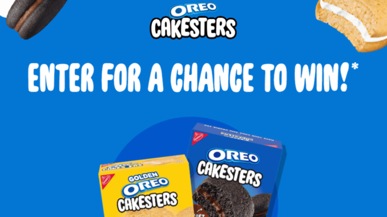 Oreo Contrasting Cakesters Sweepstakes