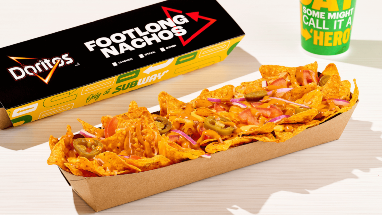 Subway and Doritos Offer Free Footlong Nachos with Sub Purchase on April 10