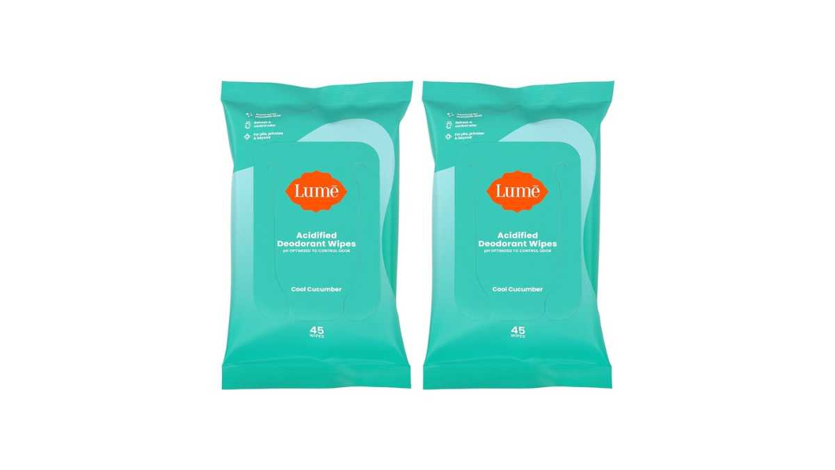 Lume Acidified Wipes - $23.98