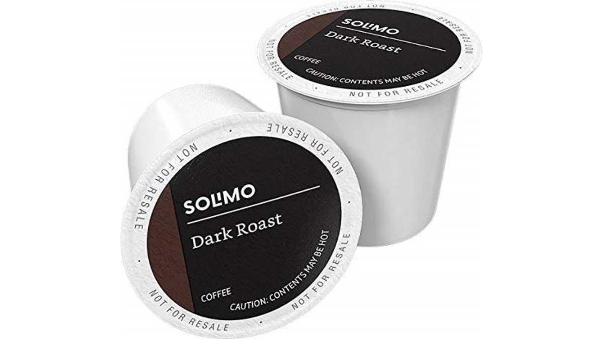 Solimo Dark Roast Coffee Pods 100 Count for $24.27