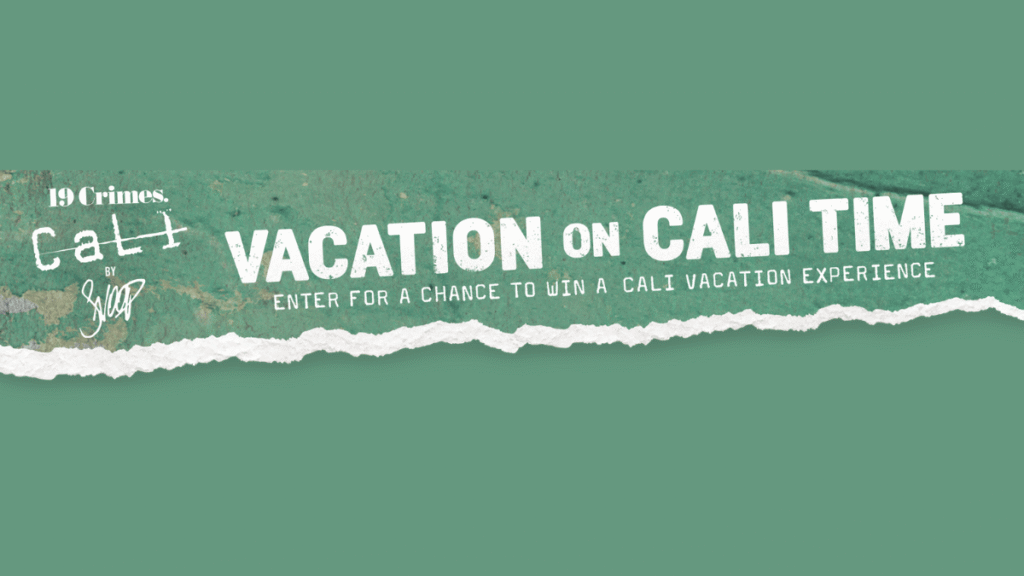 19 Crimes Cali Time Sweepstakes