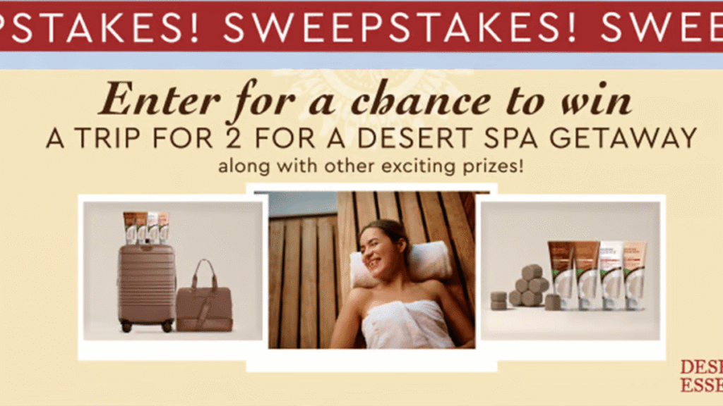 Desert Essence Destination Desert Sweepstakes