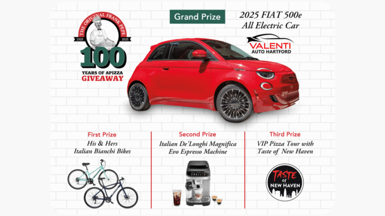 Frank Pepe’s 100 Year Anniversary Sweepstakes