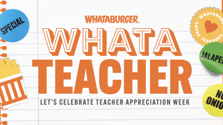 Free Breakfast for Teachers at Whataburger During National Teacher Appreciation Week