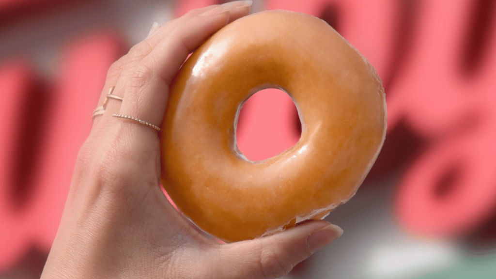 Free Original Glazed Doughnut at Krispy Kreme on May 7