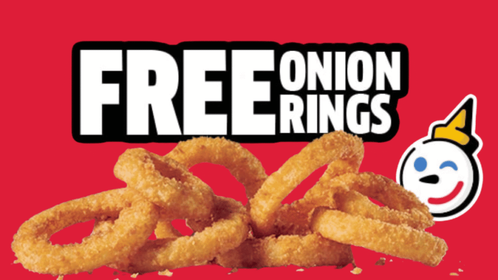 Jack in the Box Offers Free Onion Rings with $1 Purchase