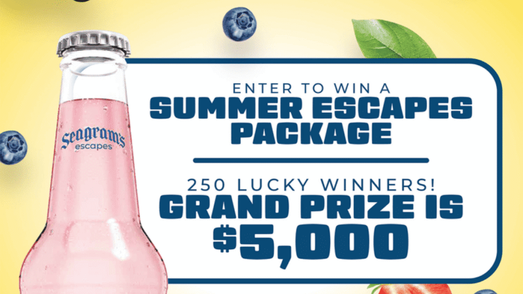 Seagram’s Escapes Summer Sweepstakes