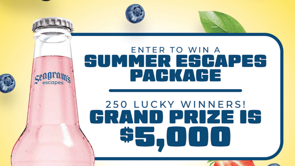 Seagram’s Escapes Summer Sweepstakes
