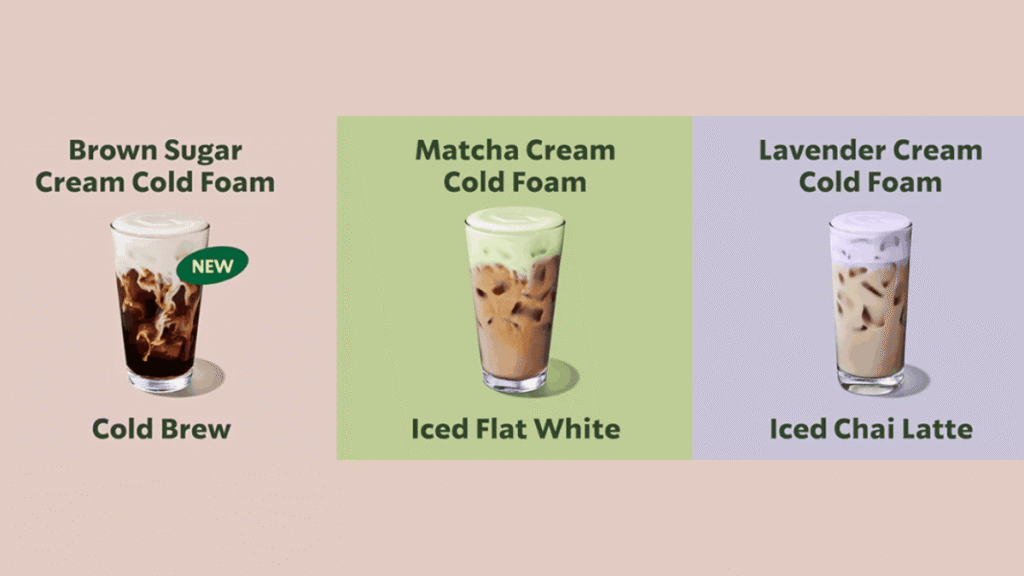 Starbucks Cold Foam Days Get Free Cold Foam on Any Cold Drink May 7–11
