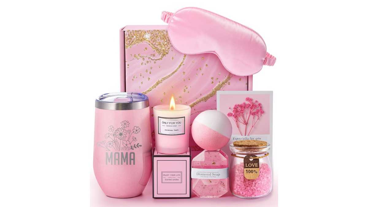 Lavender Mom Spa Gift Basket Set + $18.99
