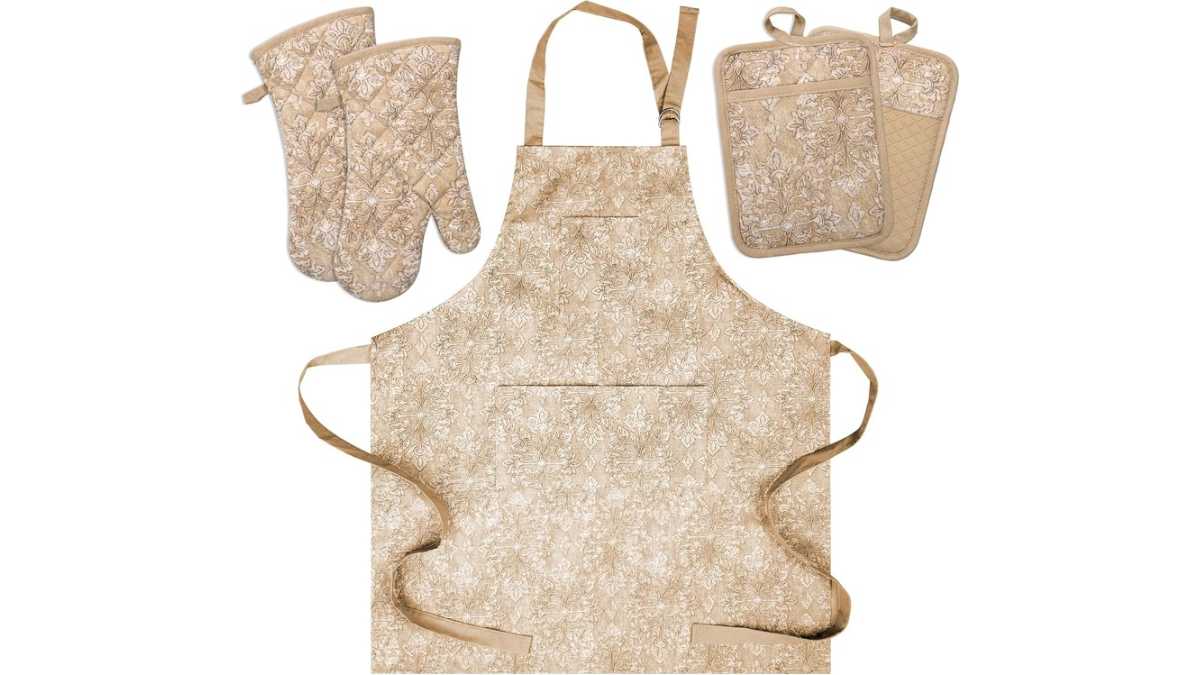 Oven Mitts and Apron Set - $13.99