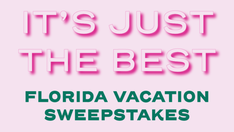 Visit Florida It’s Just the Best Vacation Sweepstakes