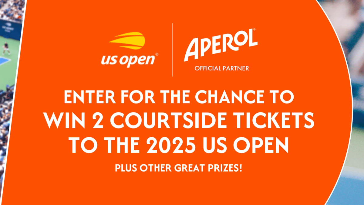 Aperol 2025 US Open Tickets Sweepstakes