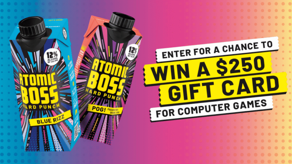 Atomic Boss Computer Game Gift Card Sweepstakes