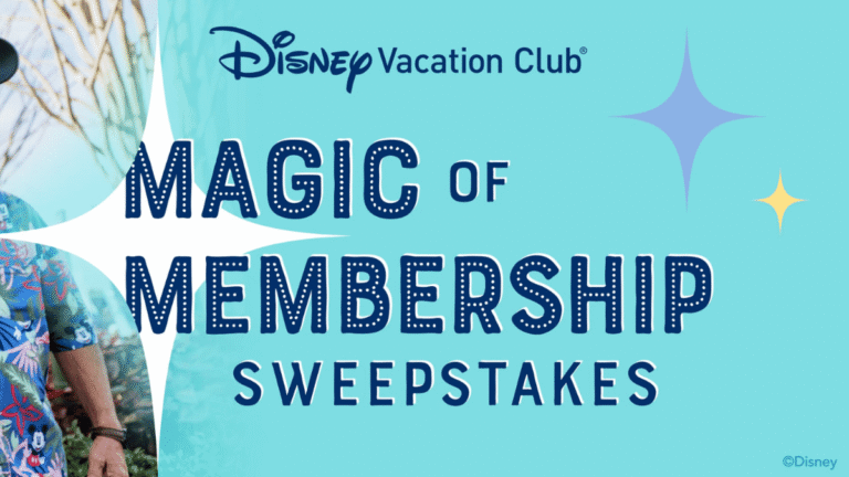Disney Vacation Club Magic of Membership Sweepstakes