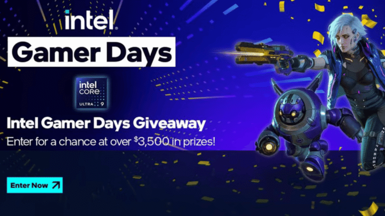 Antonline 2025 Intel Gamer Days Giveaway