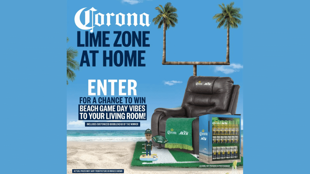 Corona x Jets Lime Zone Sweepstakes