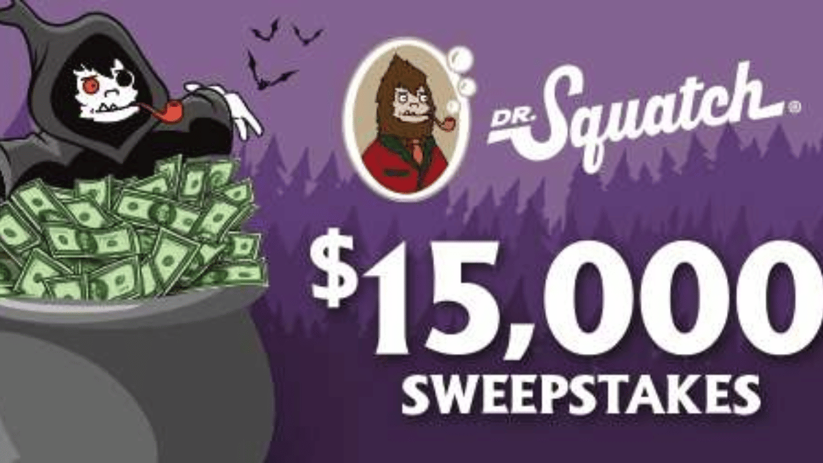 Spirit Halloween ,000 Dr. Squatch Sweepstakes