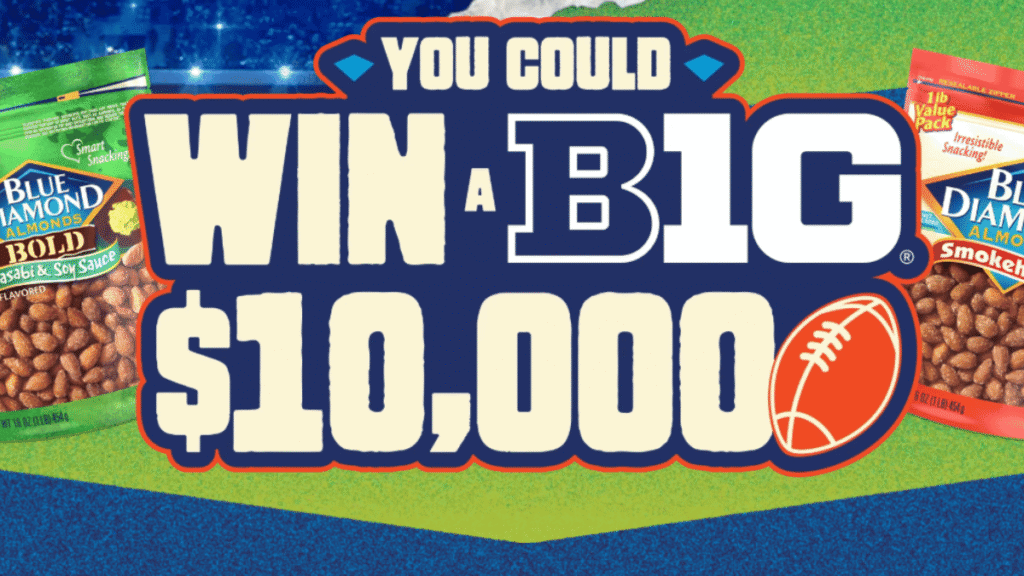 Blue Diamond Growers Football Snack MVP Sweepstakes & Instant Win