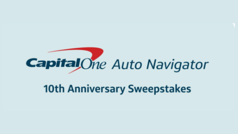 Capital One Auto Navigator Sweepstakes