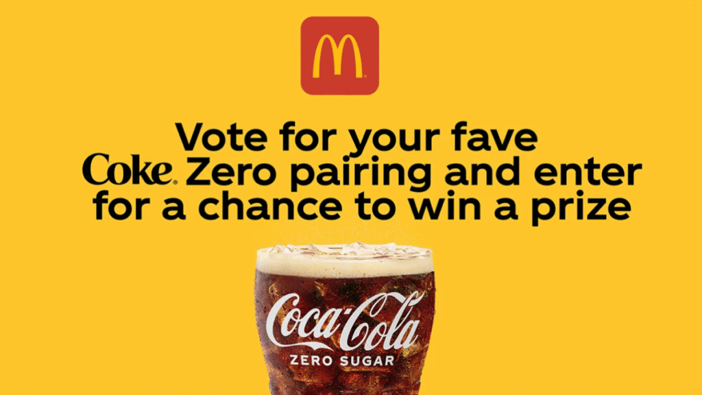Coca‑Cola McDonald’s Pairing Sweepstakes