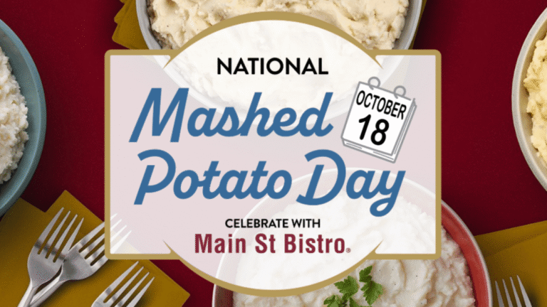 Main St Bistro National Mashed Potato Day Sweepstakes