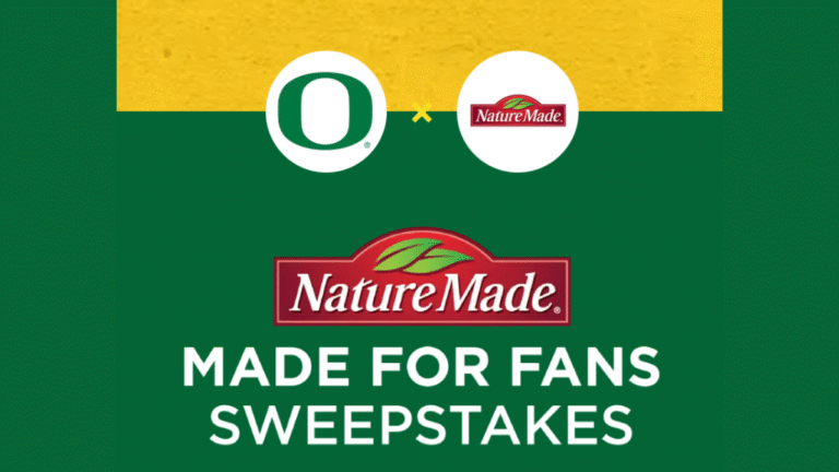 Oregon Ducks 2025 Made for Fans Sweepstakes