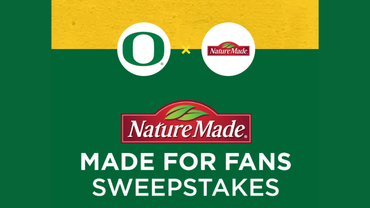 Oregon Ducks 2025 Made for Fans Sweepstakes