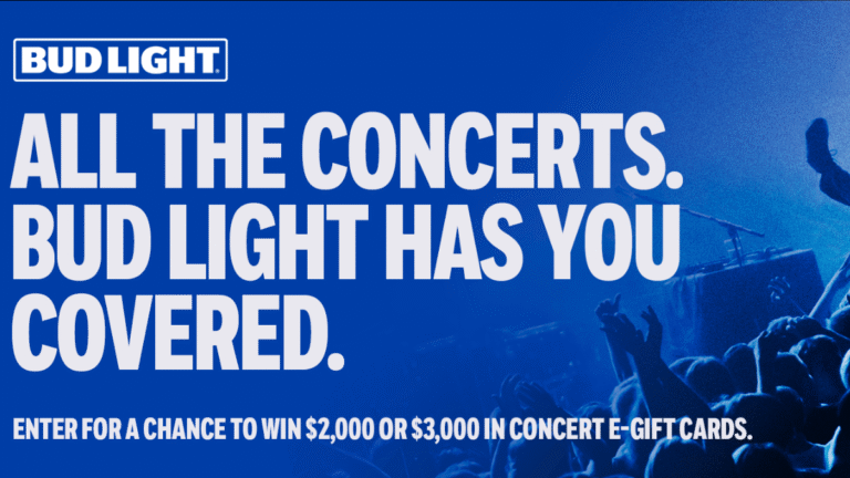 Bud Light Concerts for Summer 2025 Sweepstakes