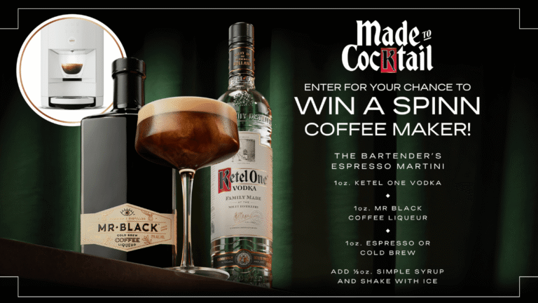 Ketel One & Mr Black X Spinn Sweepstakes