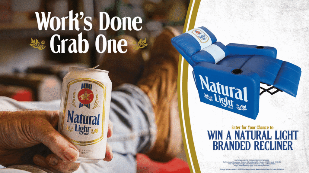 Natural Light Recliner Sweepstakes 