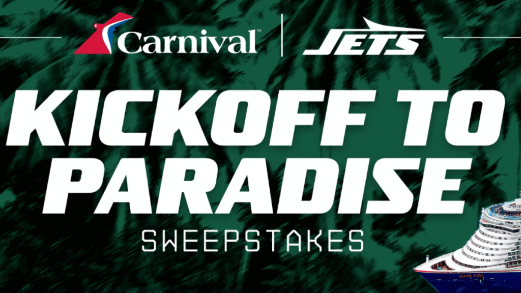 New York Jets Sail with Carnival Cruise Sweepstakes