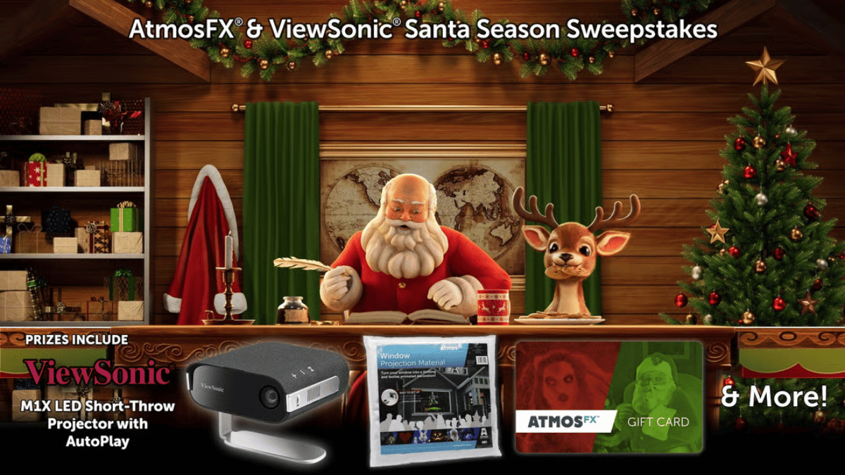 ViewSonic & AtmosFX Santa Season Sweepstakes