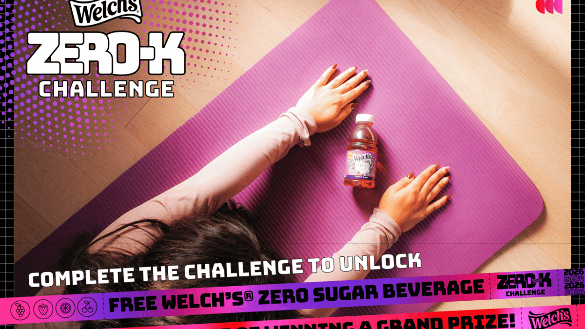 Free Welch’s Zero Sugar Beverage Through Zero-K Challenge