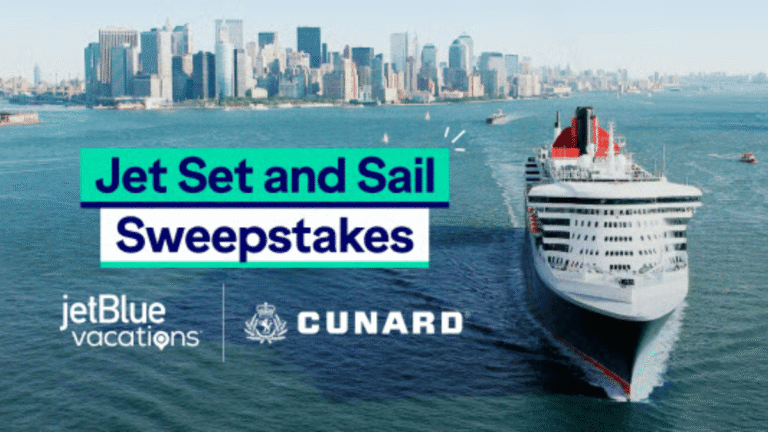 Jet Blue Jet Set and Sail Sweepstakes